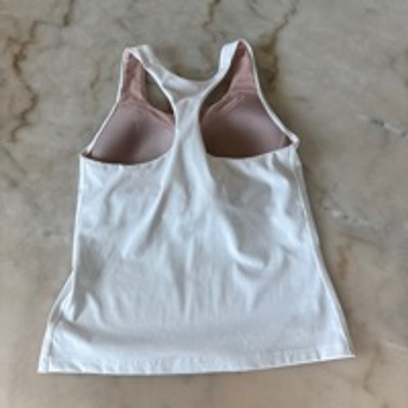 Nike Swoosh Women's Medium-Support Padded Sports Bra Tank Sz Small White - Picture 6 of 12